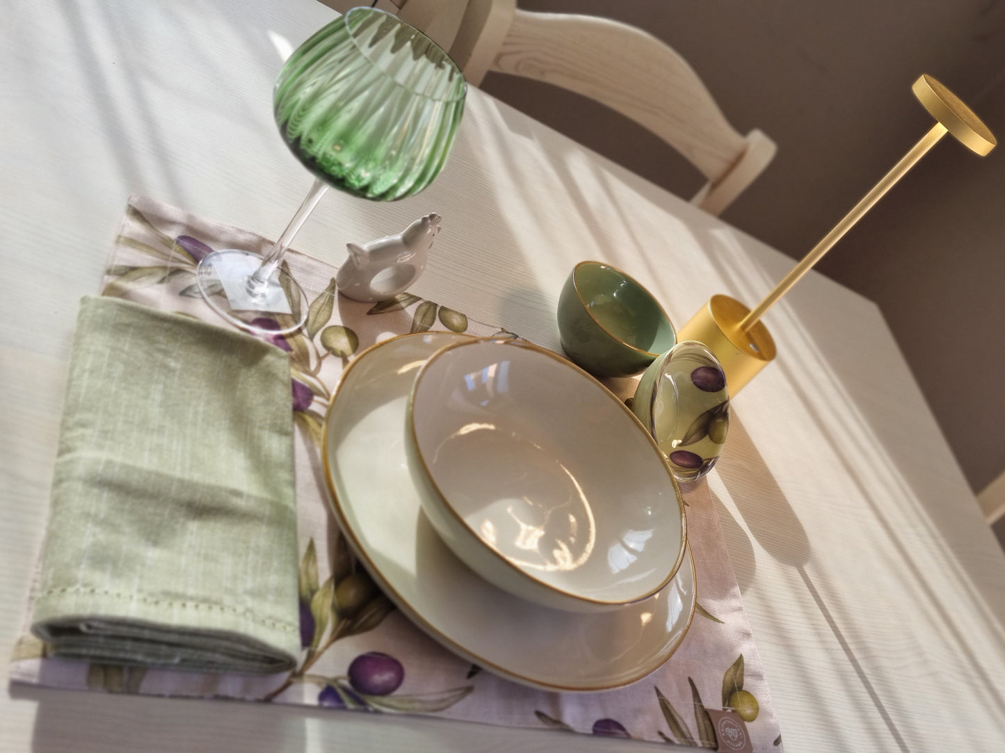 COPPETTA OLYVIA in Melamina Rose&Tulipani