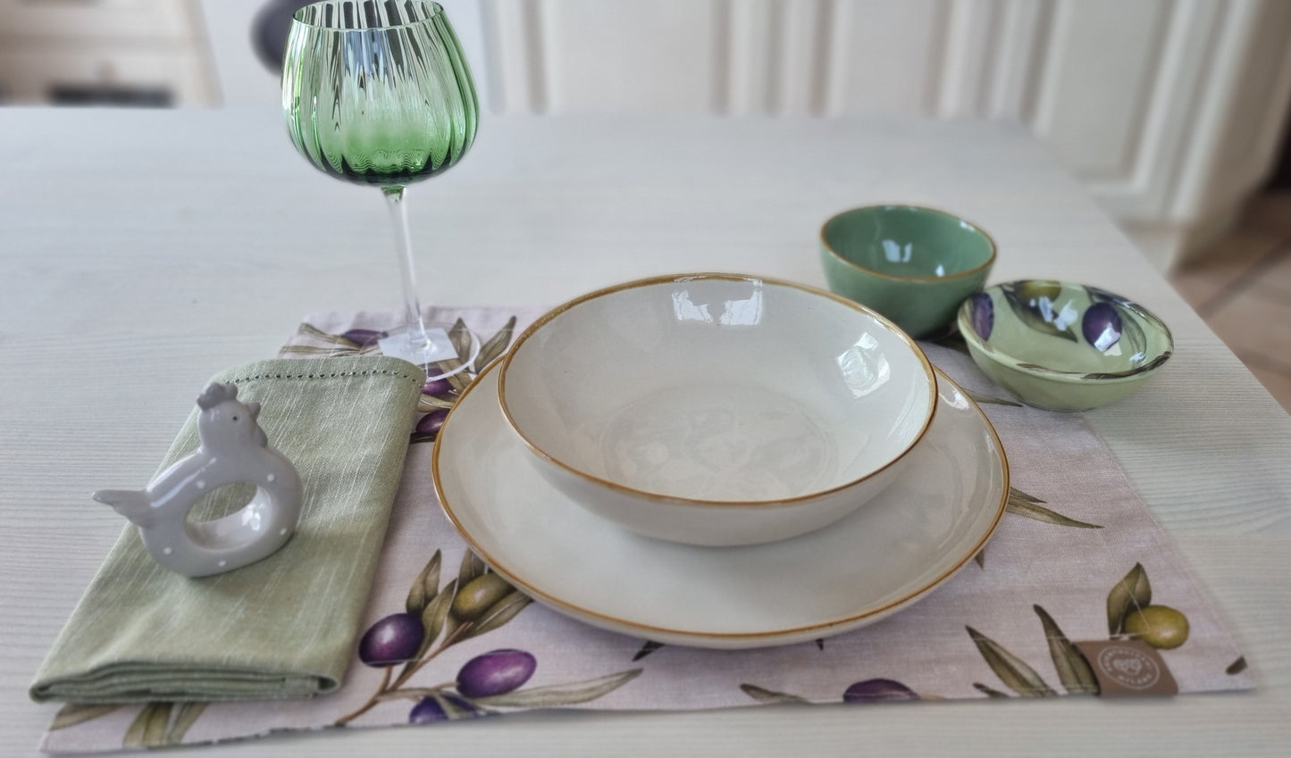 COPPETTA OLYVIA in Melamina Rose&Tulipani