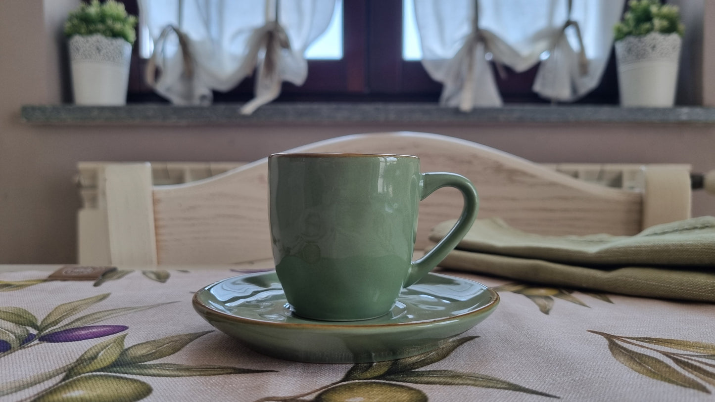 TAZZINA DA CAFFE' Rose&Tulipani