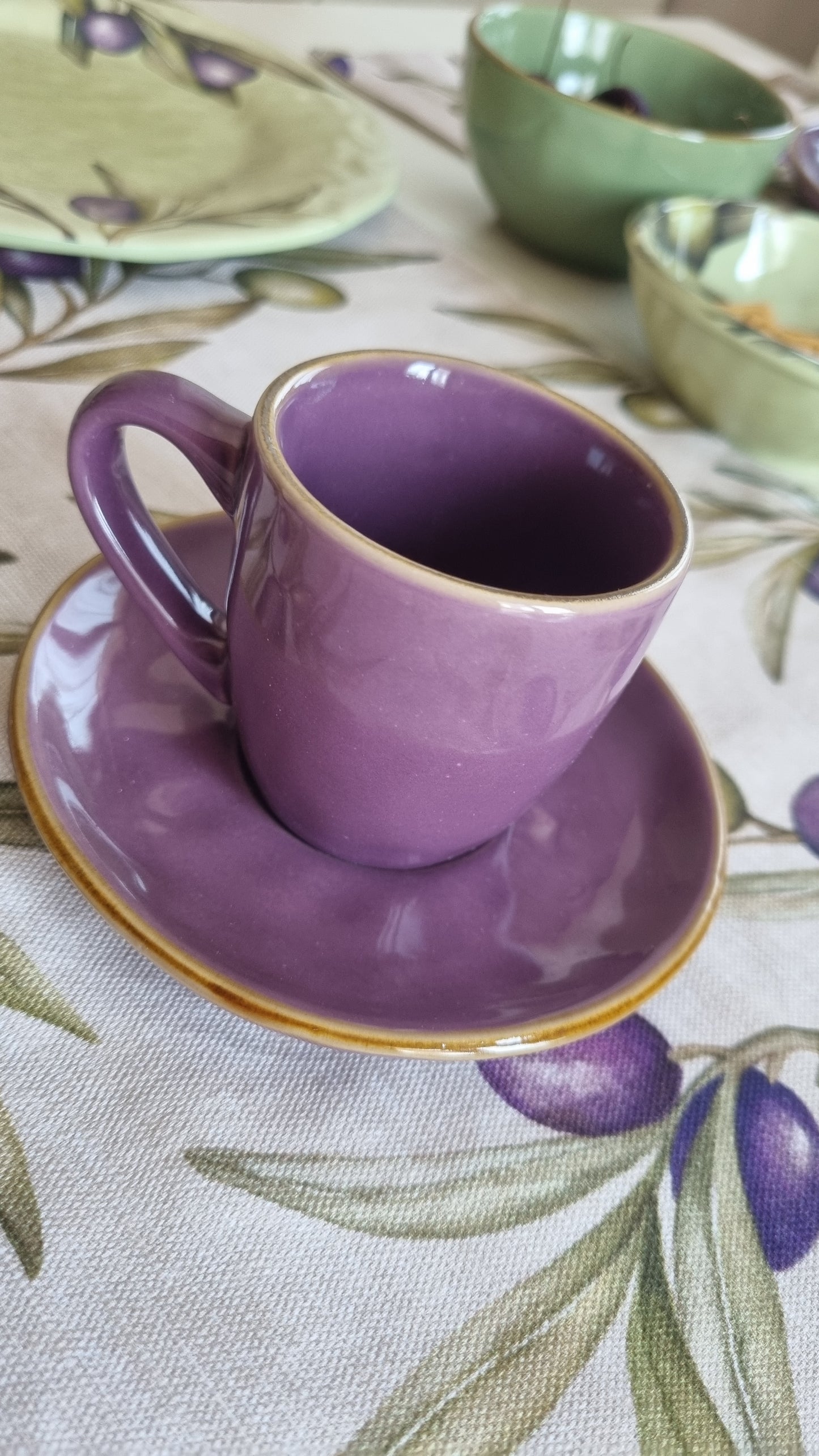 TAZZINA DA CAFFE' Rose&Tulipani