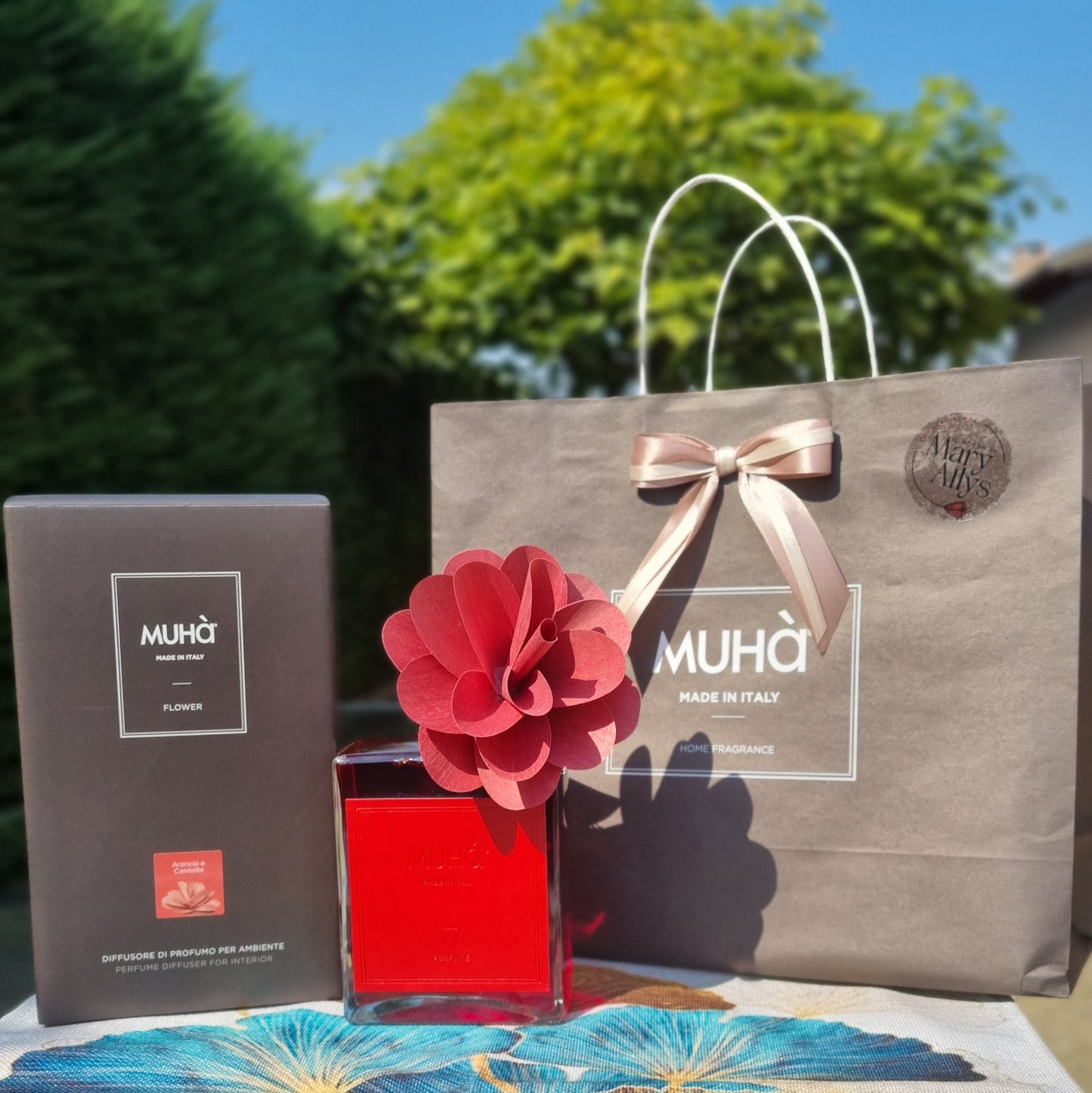 MUHA' Profumatore ambiente Flower 500ml ARANCIO E CANNELLA