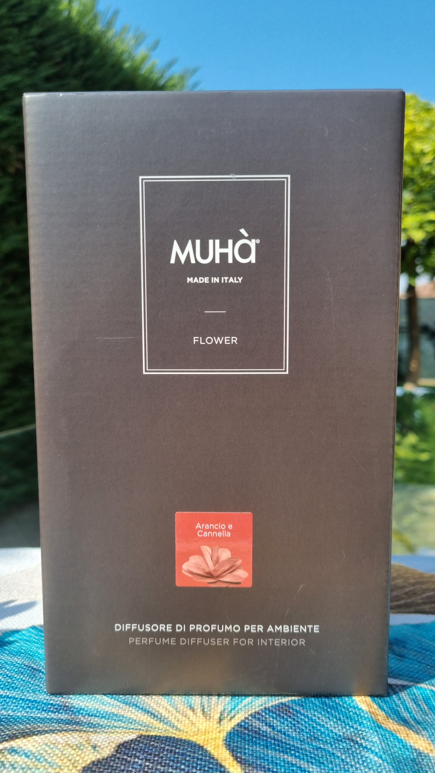 MUHA' Profumatore ambiente Flower 500ml ARANCIO E CANNELLA