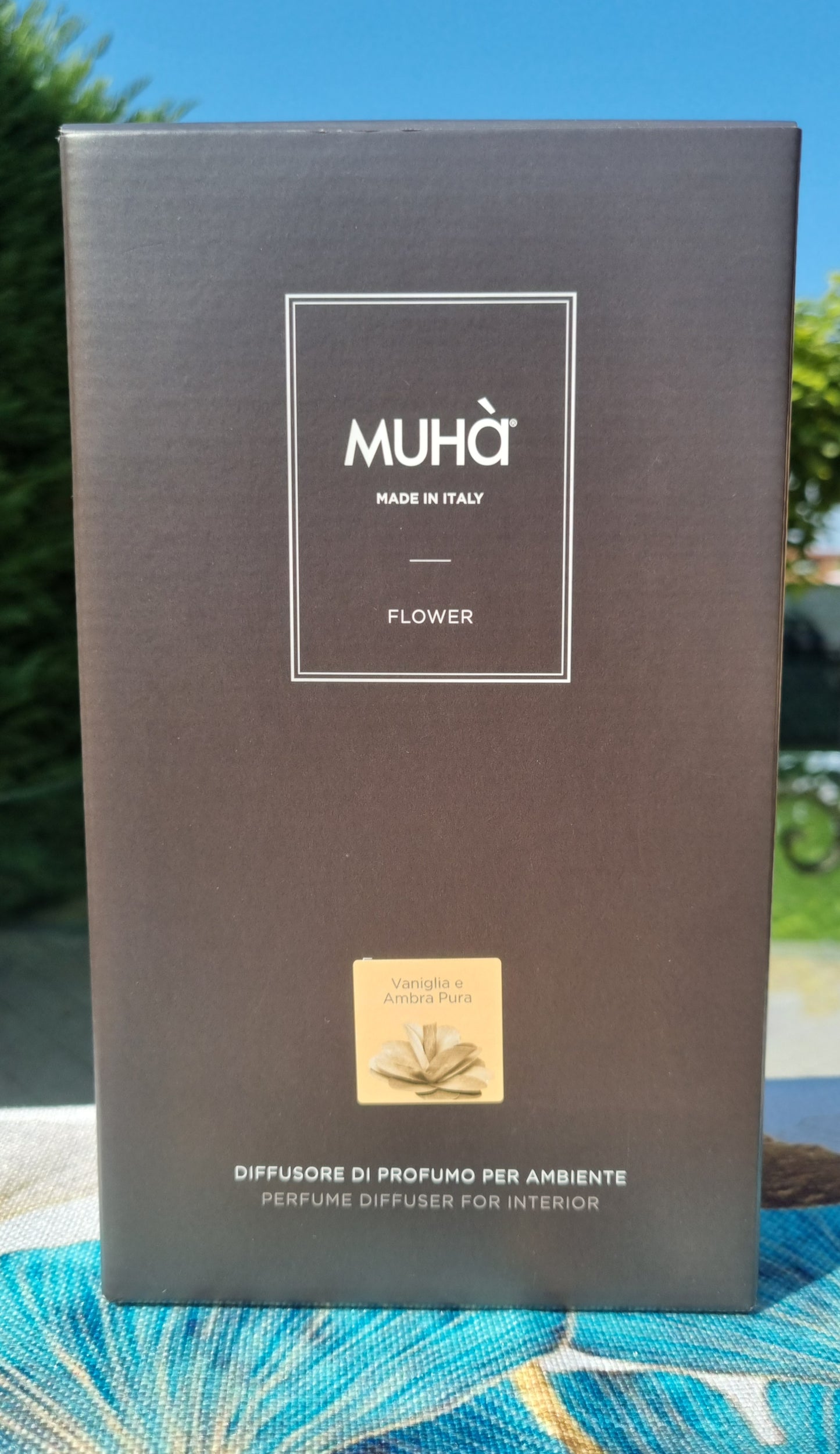MUHA' Profumatore ambiente Flower 500ml VANIGLIA E AMBRA PURA