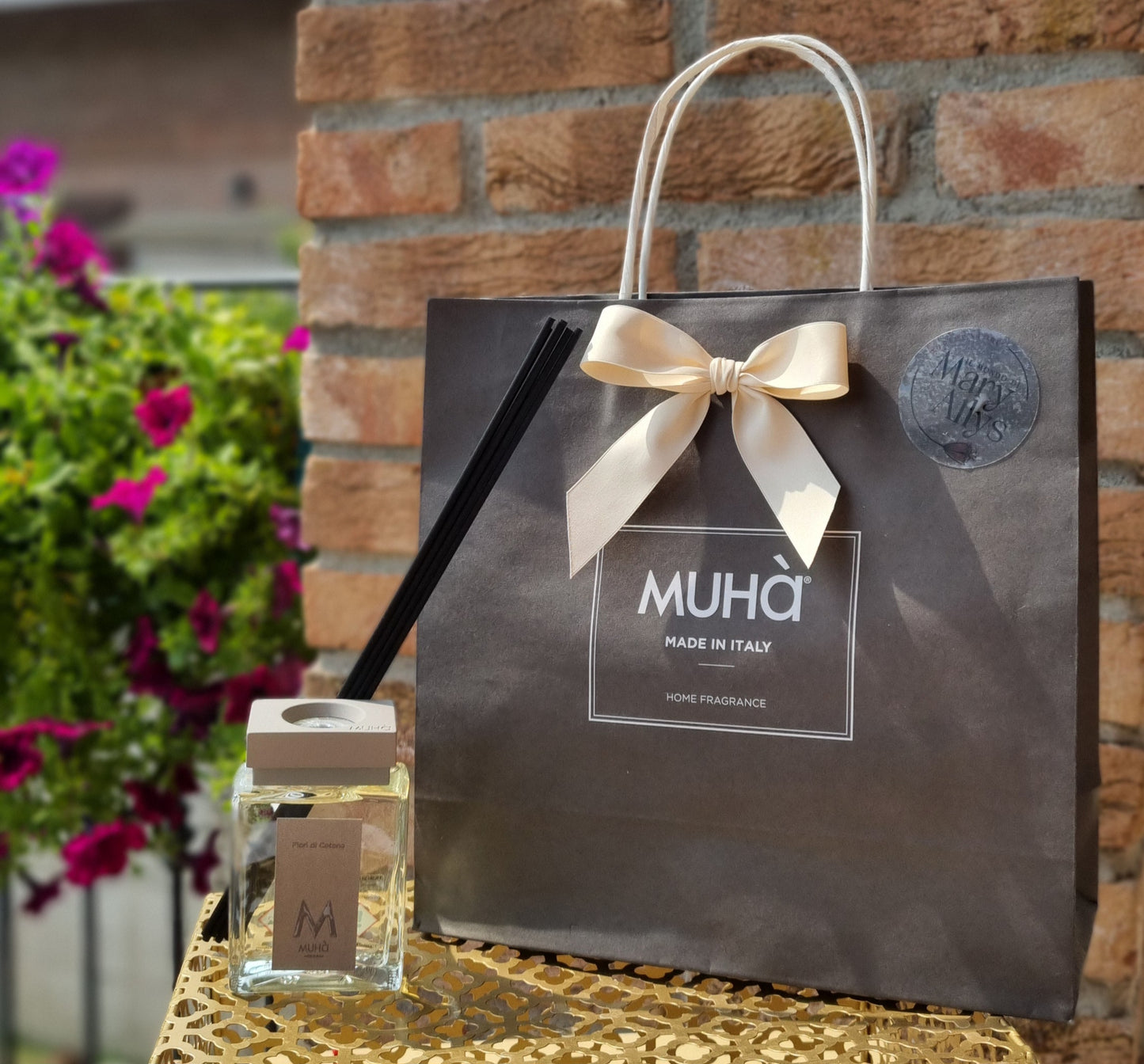 MUHA' Profumatore ambiente bastoncini 100ml FIORI DI COTONE
