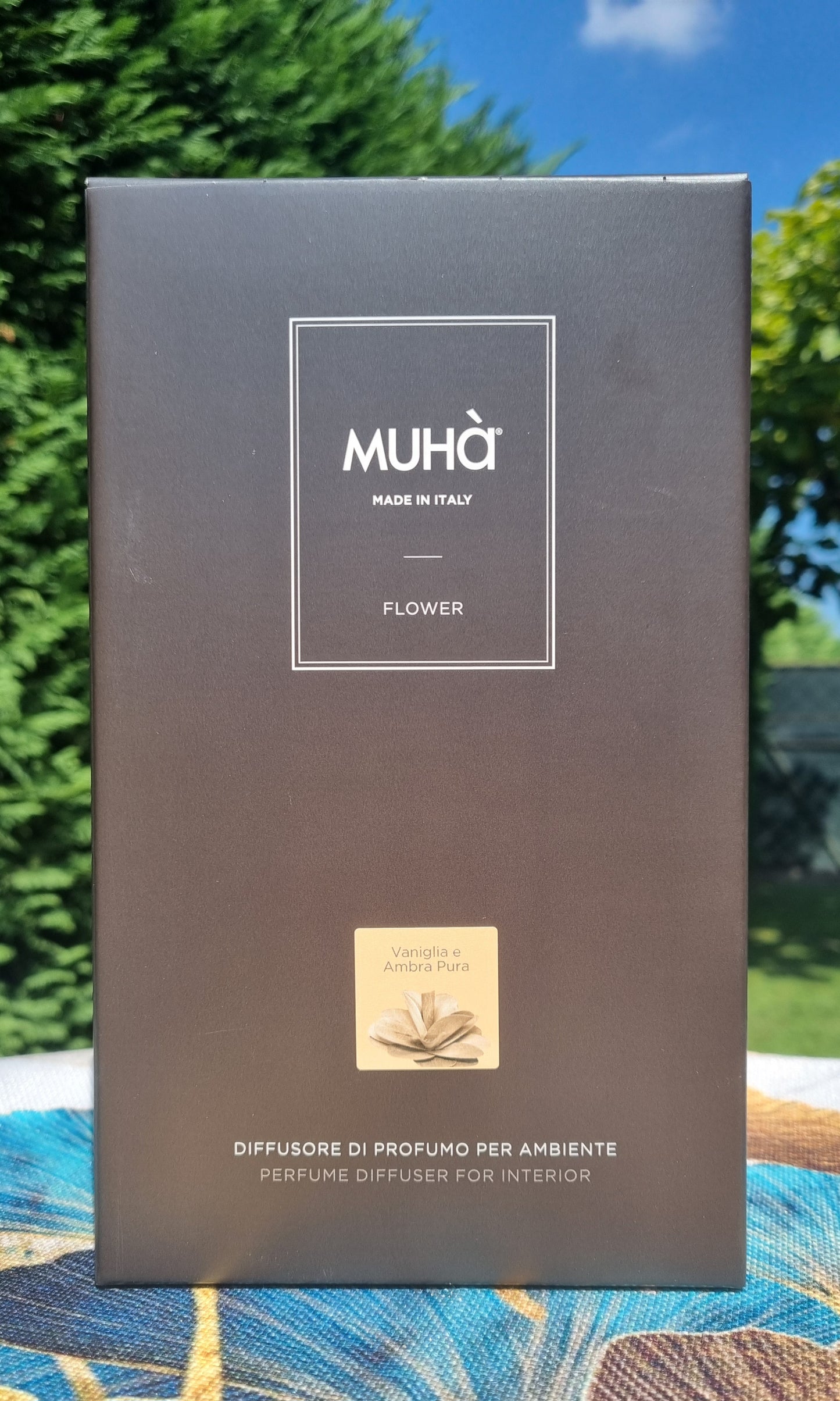 MUHA' Profumatore ambiente Flower 200ml VANIGLIA E AMBRA PURA