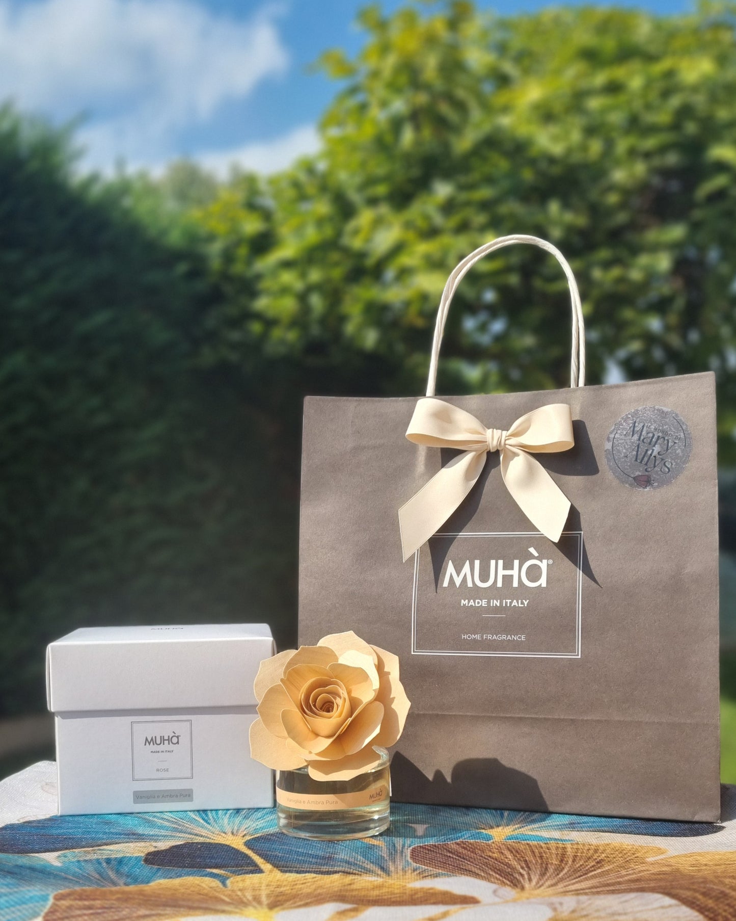 MUHA' Profumatore ambiente Rose 50ml VANIGLIA E AMBRA PURA