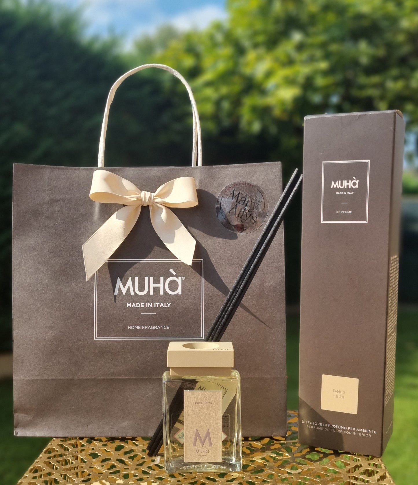 MUHA' Profumatore ambiente bastoncini 100ml DOLCE LATTE