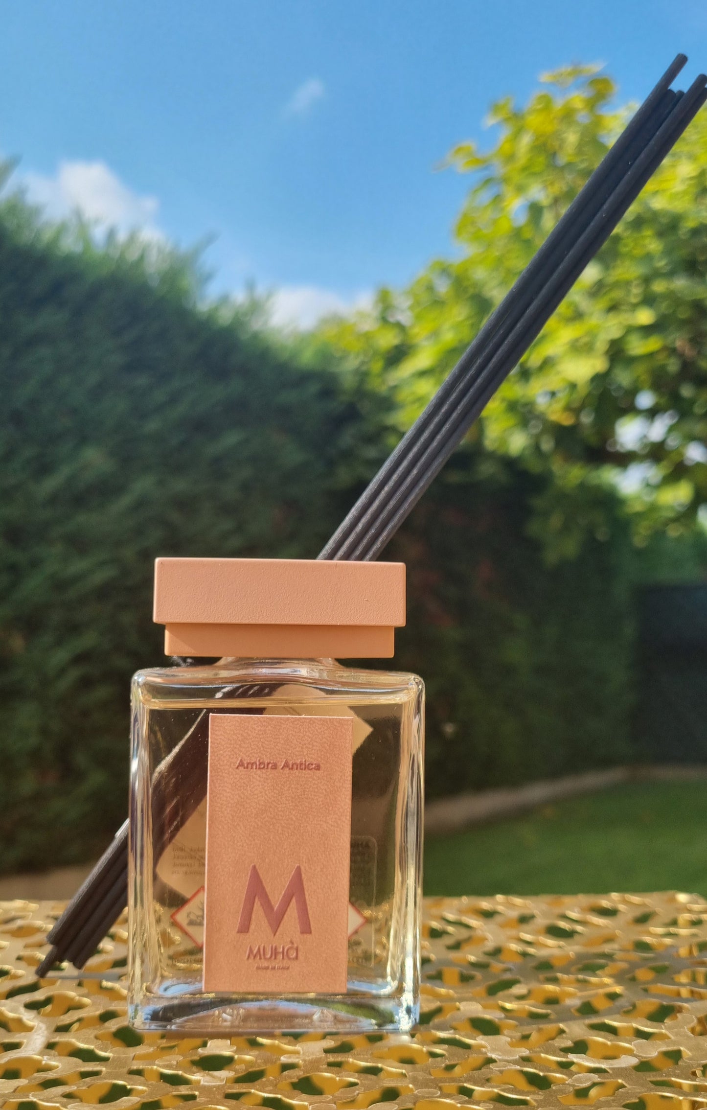 MUHA' Profumatore ambiente bastoncini 100ml AMBRA ANTICA