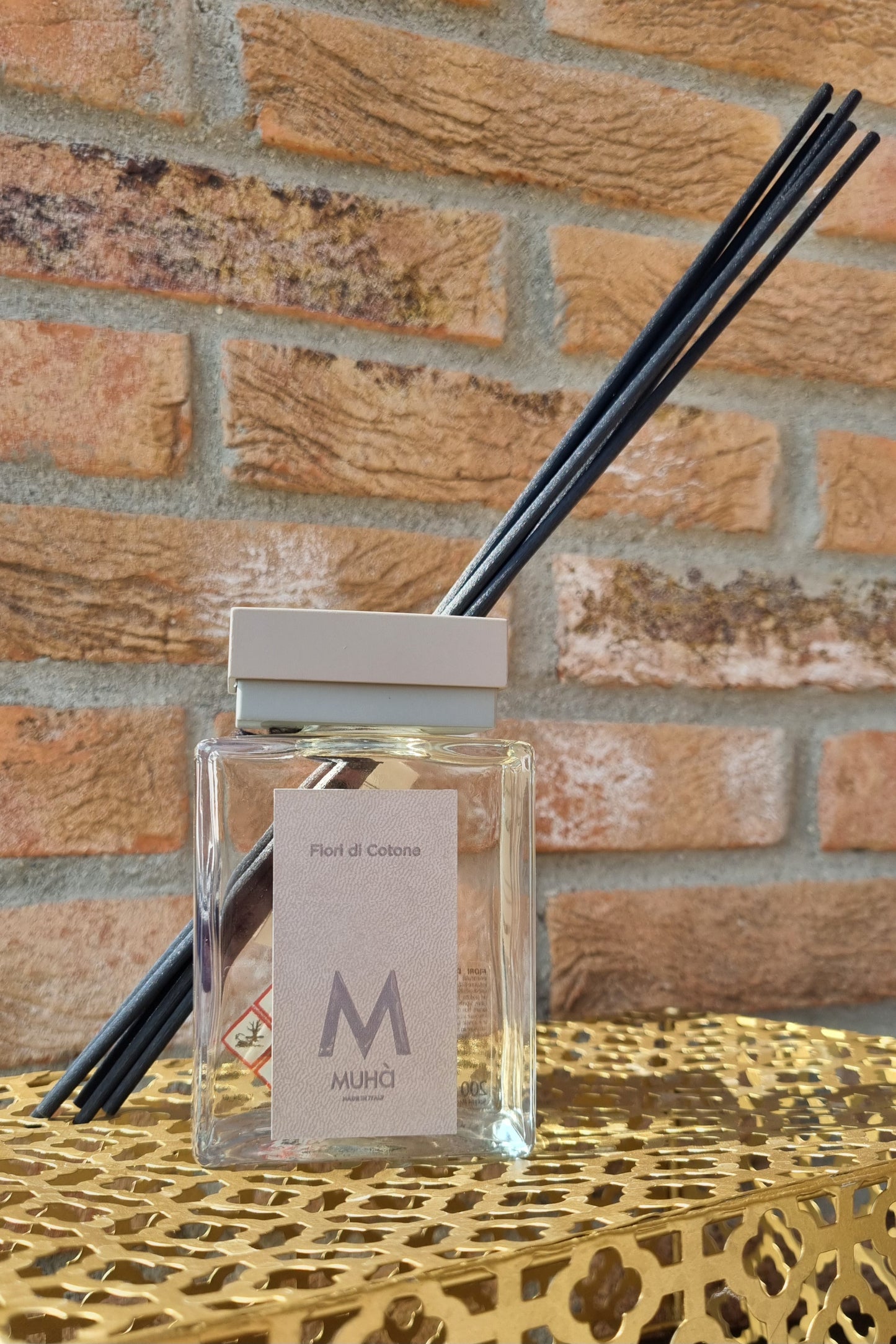 MUHA' Profumatore ambiente bastoncini 200ml FIORI DI COTONE