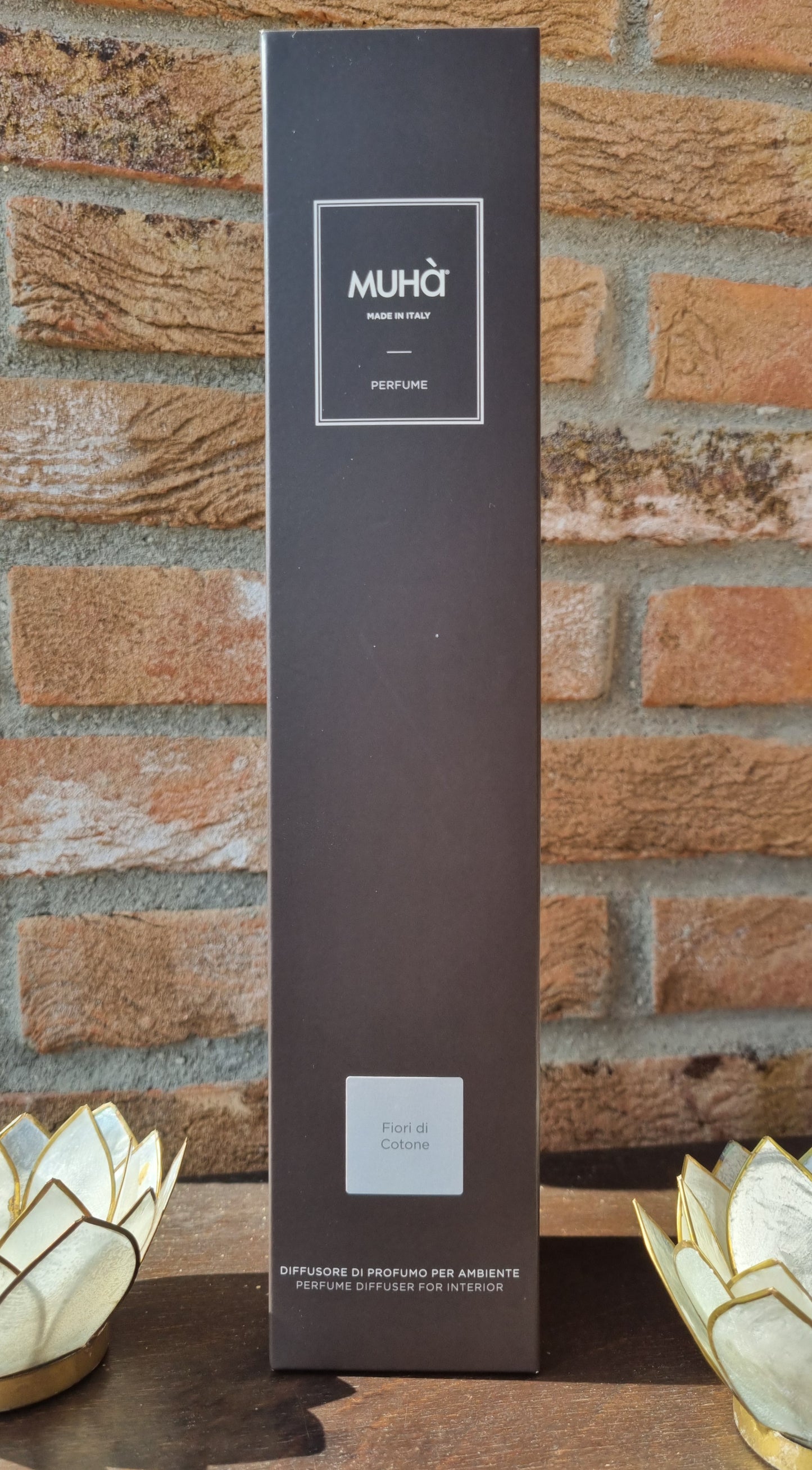 MUHA' Profumatore ambiente bastoncini 200ml FIORI DI COTONE