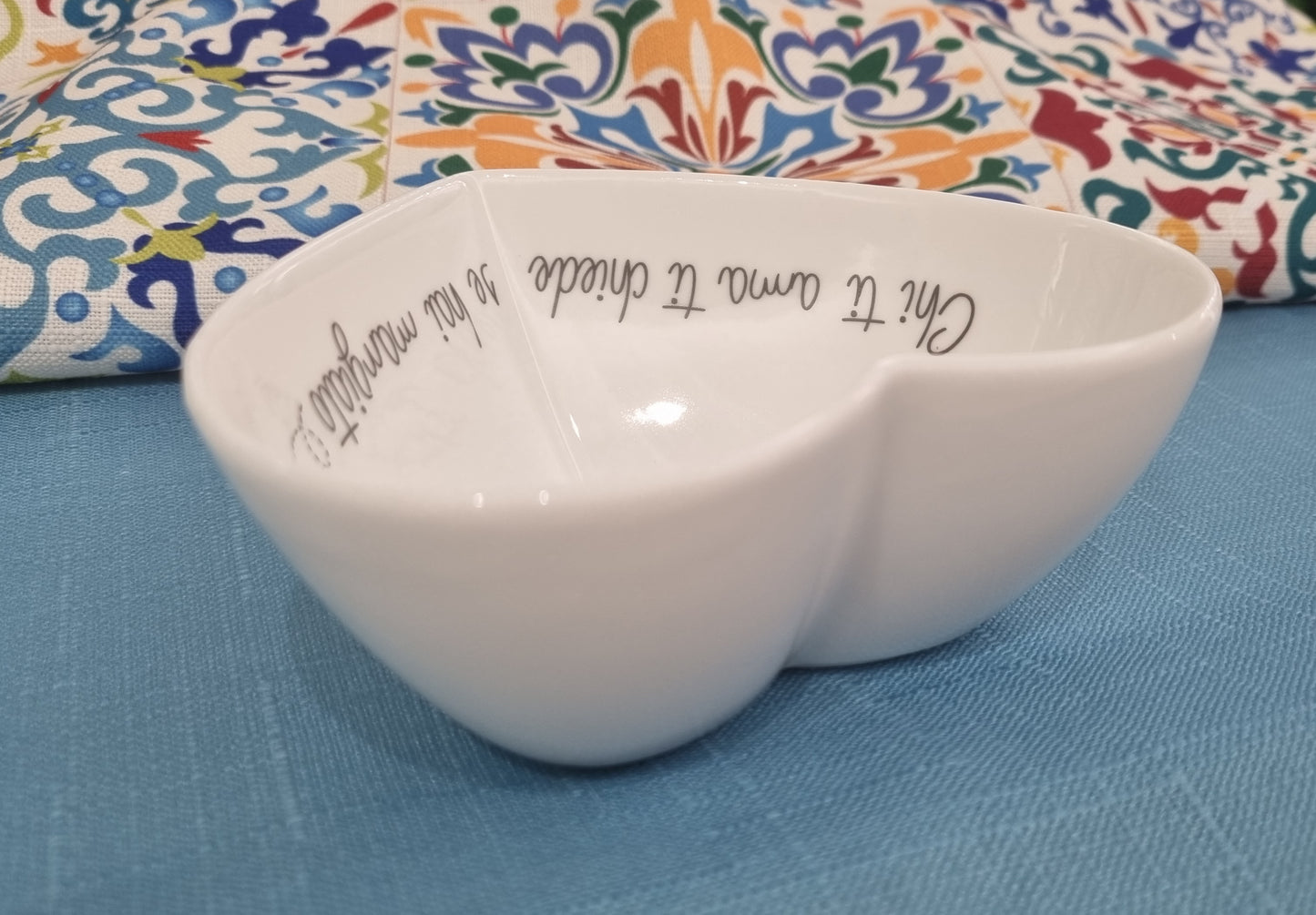 COPPETTA CUORE La Porcellana Bianca