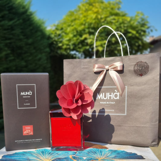 MUHA' Profumatore ambiente Flower 500ml ARANCIO E CANNELLA