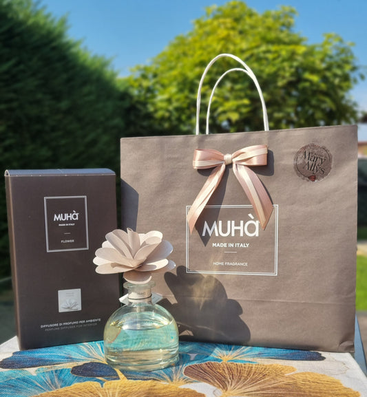 MUHA' Profumatore ambiente Flower 200ml FIORI DI COTONE