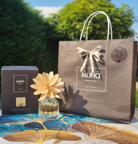 MUHA' Profumatore ambiente Flower 60ml VANIGLIA E AMBRA PURA