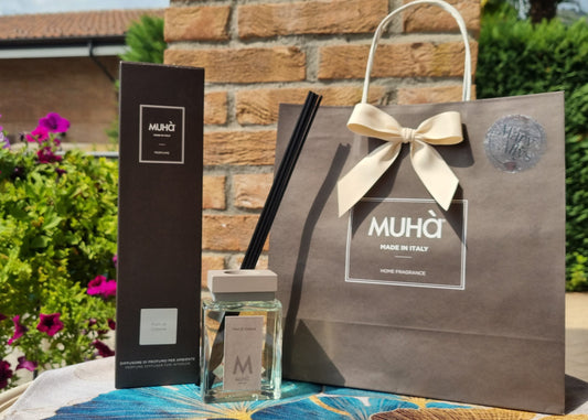 MUHA' Profumatore ambiente bastoncini 100ml FIORI DI COTONE