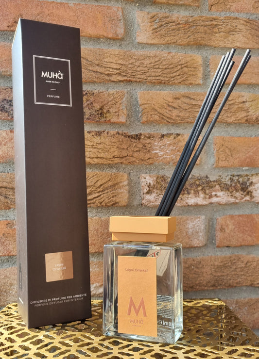 MUHA' Profumatore ambiente bastoncini 200ml LEGNI ORIENTALI