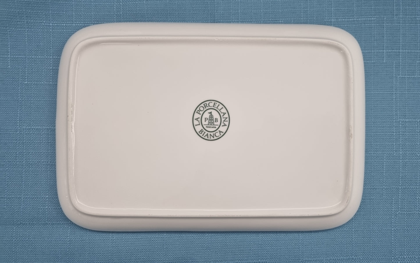 PIATTO RETTANGOLARE 22X15 LA PORCELLANA BIANCA
