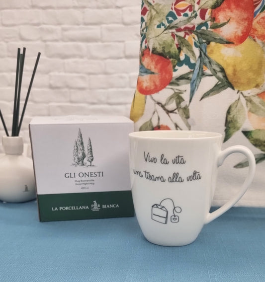 MUG della BUONANOTTE La Porcellana Bianca