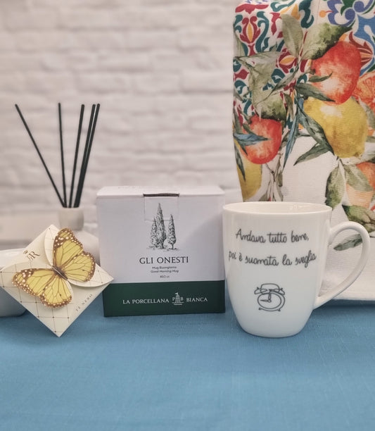 MUG del BUONGIORNO La Porcellana Bianca