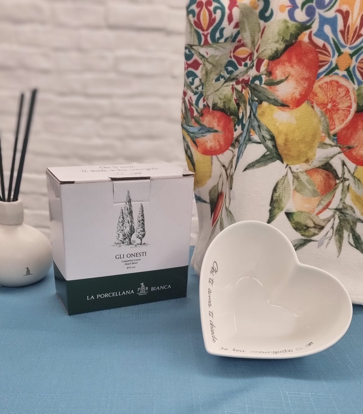 COPPETTA CUORE La Porcellana Bianca