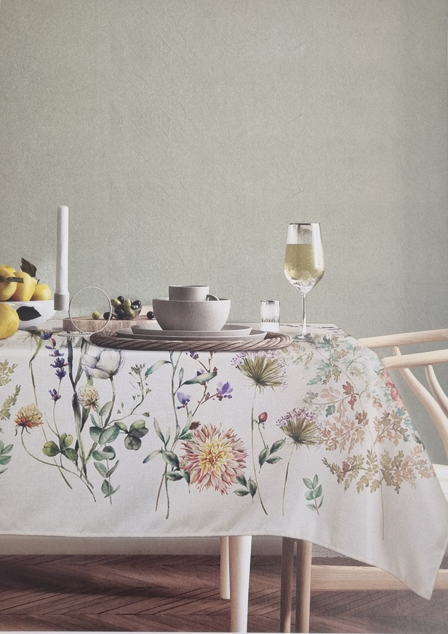 TOVAGLIA IDROREPELLENTE ACHILLEA  150X180 (6 POSTI) Casa Anversa